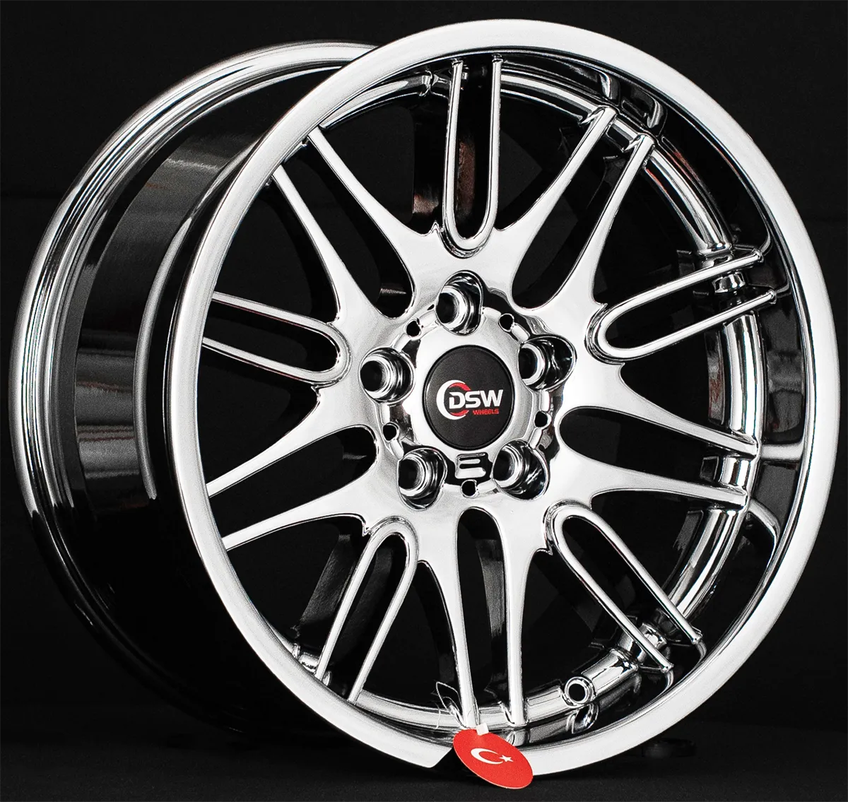 5X120 9.5X18 RC-297 ET22 74.1 CHROME 1